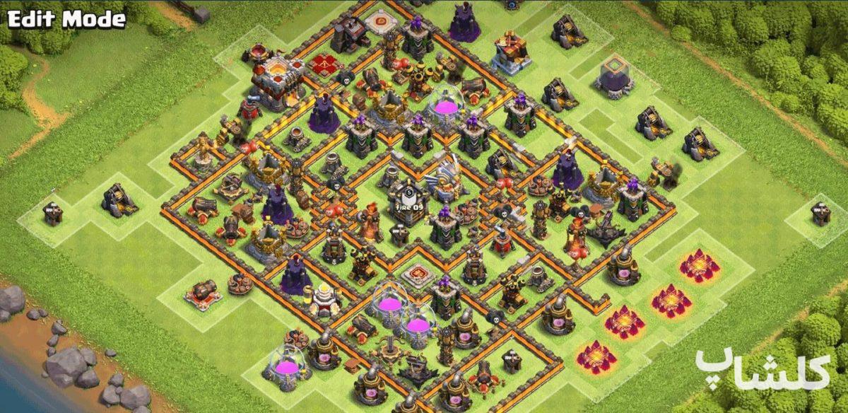 مپ تروفی/وار/جنگ برای تاون هال 11 (مپ شماره 1606)