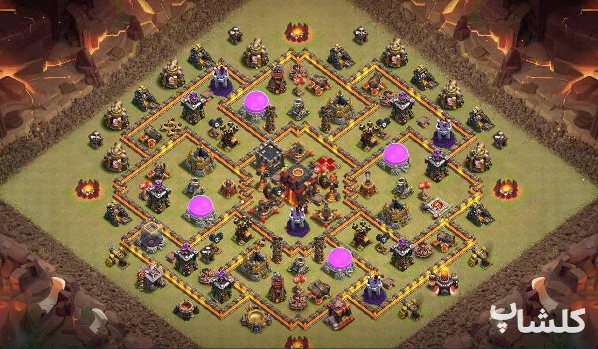 مپ تروفی/فارم/مزرعه برای تاون هال 10 (مپ شماره 1095)