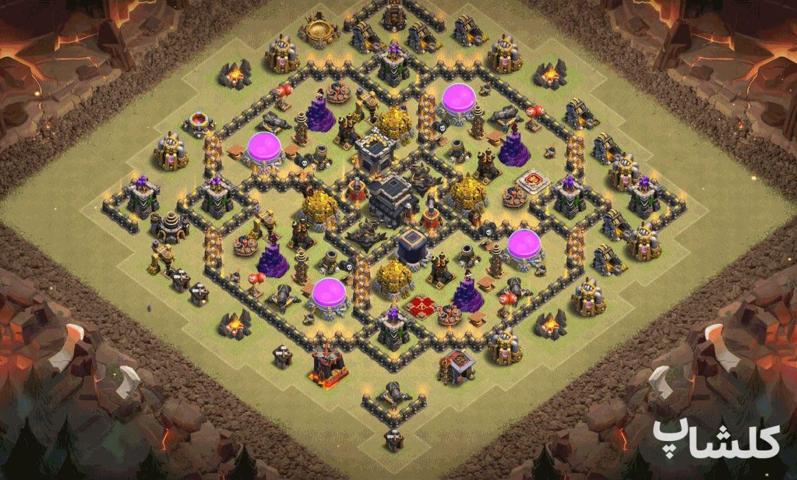 مپ تروفی/فارم/مزرعه/وار/جنگ برای تاون هال 9 (مپ شماره 2316)