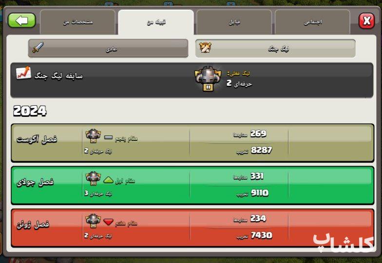 قبیله کلش اف کلنز لول 27 (کد 31603)