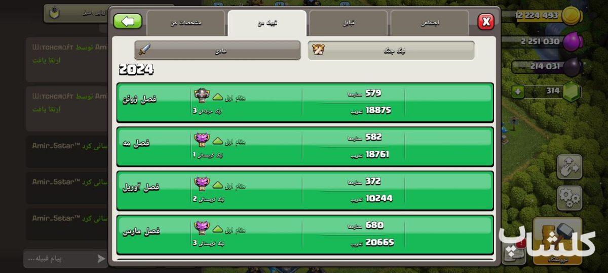 قبیله کلش اف کلنز لول 6 (کد 49191)