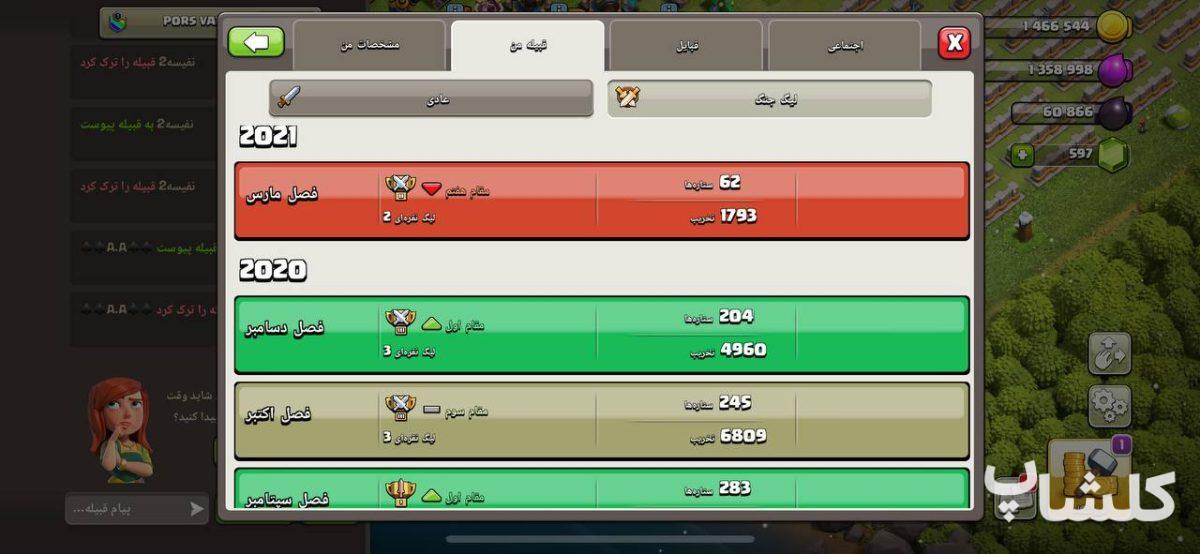 قبیله کلش اف کلنز لول 7 (کد 55423)