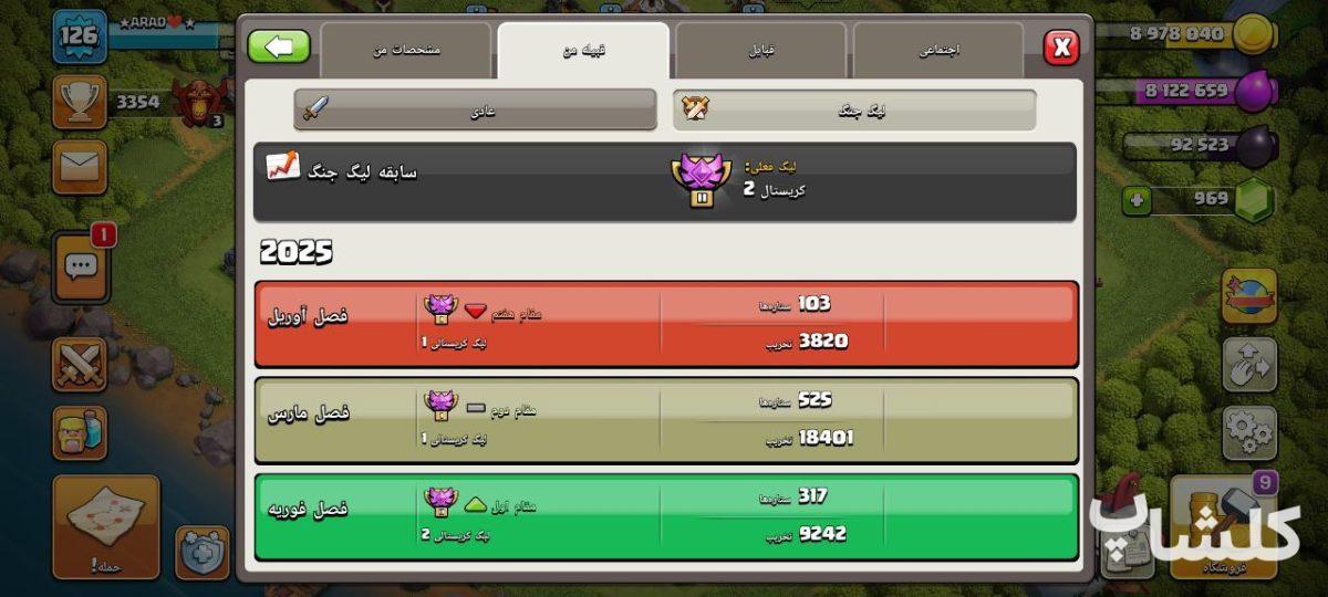 قبیله کلش اف کلنز لول 22 (کد 82840)