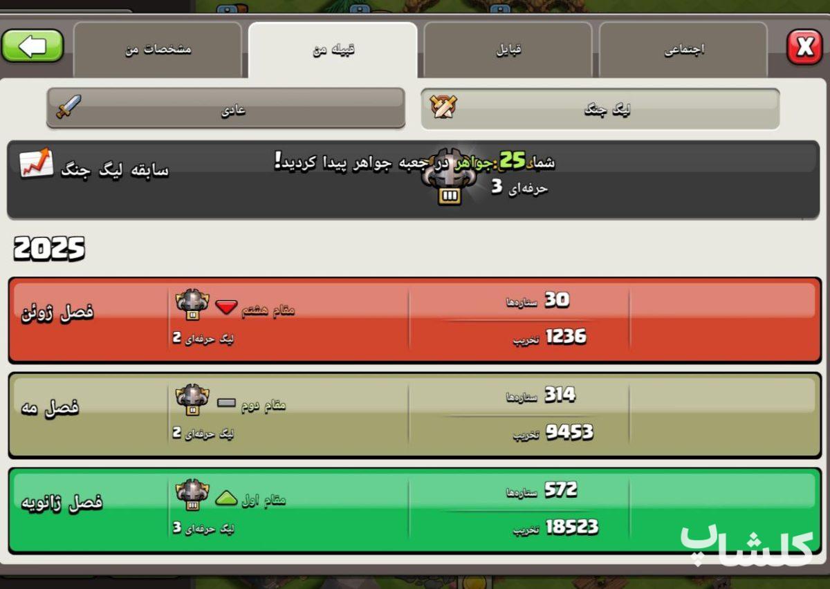 قبیله کلش اف کلنز لول 20 (کد 117143)