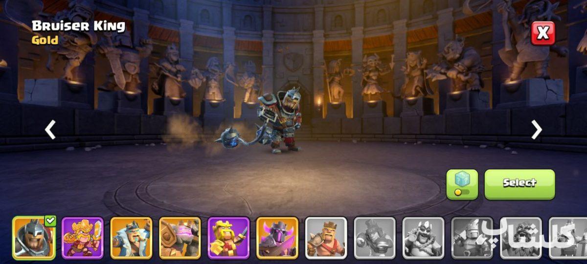 اکانت کلش اف کلنز تان هال 17 لول 220 (کد 160964)