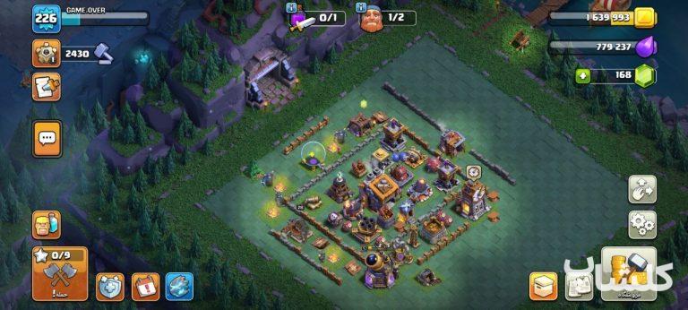 اکانت کلش اف کلنز تان هال 17 لول 226 (کد 169645)